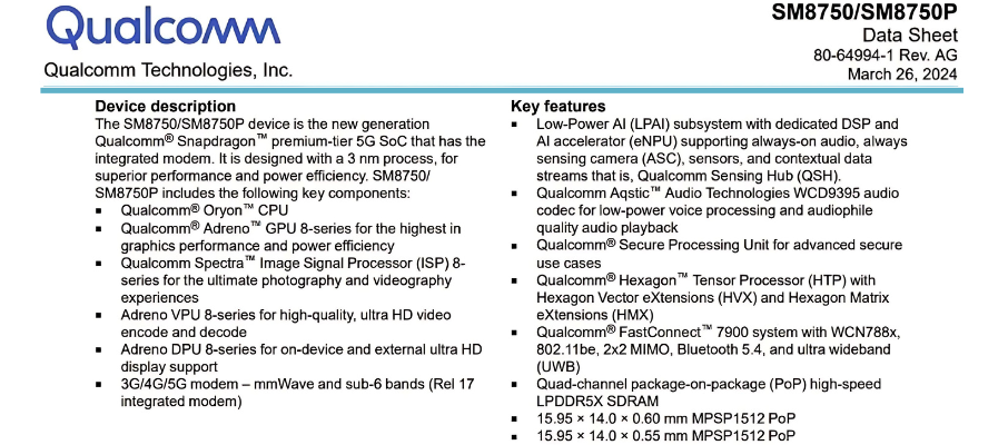 Snapdragon 8 Gen 4 Snapdragon 8 Gen 4