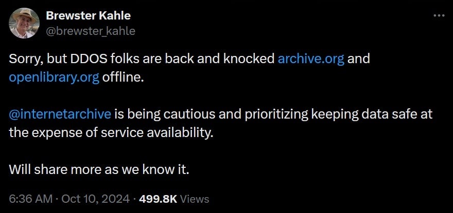 waybackddos Internet Archive Hack Exposes 31 Million Users' Data